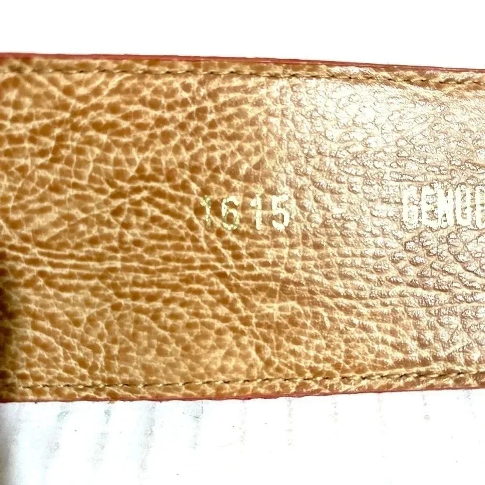 Carlisle pink leather belt size M